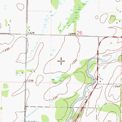 Topographic Map of Partridge River, MN