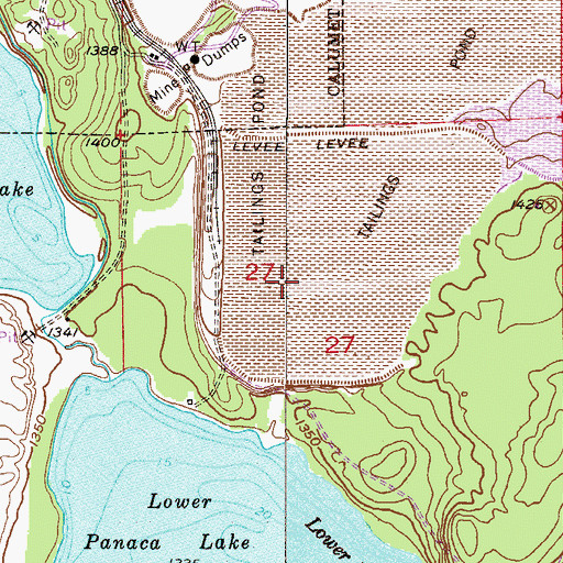 Topographic Map of Hill Annex Dike One, MN