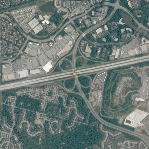 Aerial/Satellite Image of Interchange 55, VA