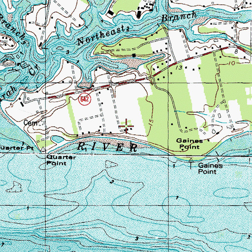 Topographic Map of Victory Hill, VA