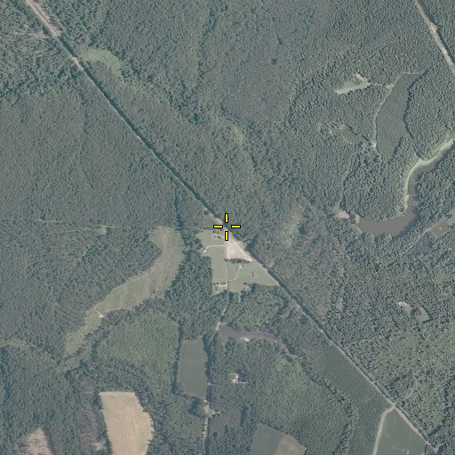 Aerial/Satellite Image of Bridgetown (historical), VA
