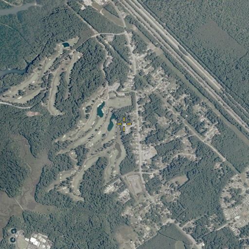 Aerial/Satellite Image of Little Zion Church, VA