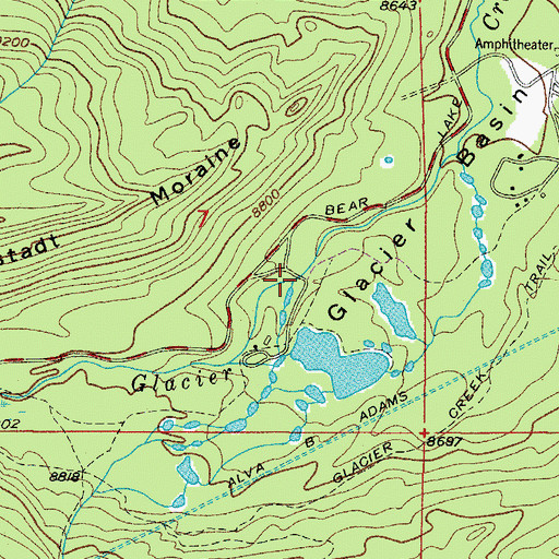 Topographic Map of Boulder Brook, CO