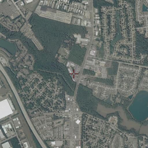 Aerial/Satellite Image of Kiln Creek Shopping Center, VA