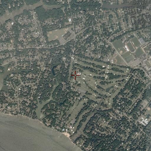 Aerial/Satellite Image of Hiddenwood Presbyterian Church, VA