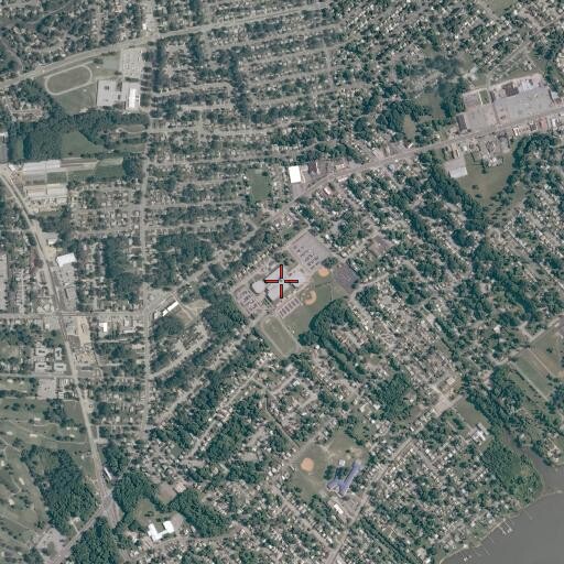 Aerial/Satellite Image of Phoebus High School, VA