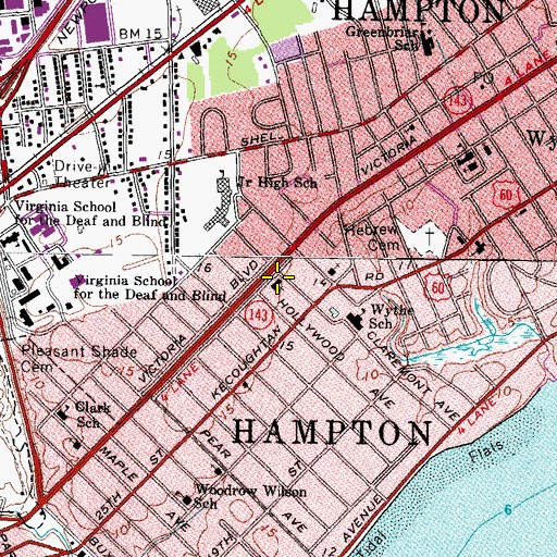 Topographic Map of The Church of Jesus Christ of Latter Day Saints, VA