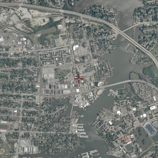Aerial/Satellite Image of Hampton City Hall, VA