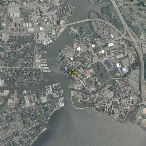 Aerial/Satellite Image of Monroe Memorial Chapel, VA