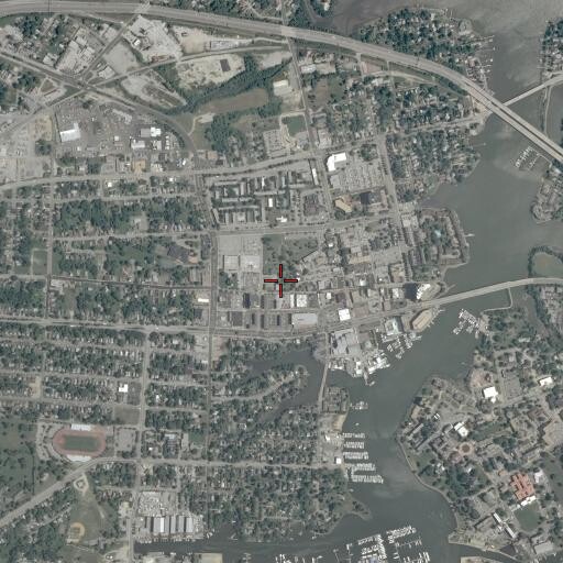 Aerial/Satellite Image of Saint Johns Episcopal Church, VA