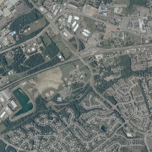 Aerial/Satellite Image of Dean Middle School, VA