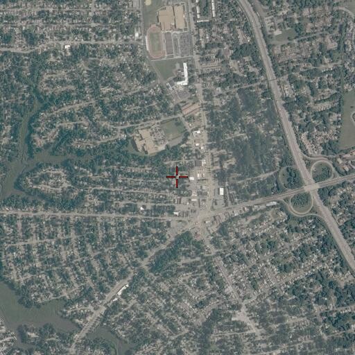 Aerial/Satellite Image of Norview Post Office, VA