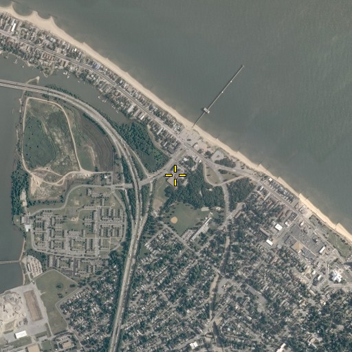 Aerial/Satellite Image of Willoughby Elementary School, VA