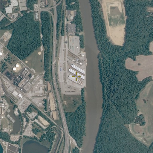 Aerial/Satellite Image of Deepwater Terminal Port of Richmond, VA