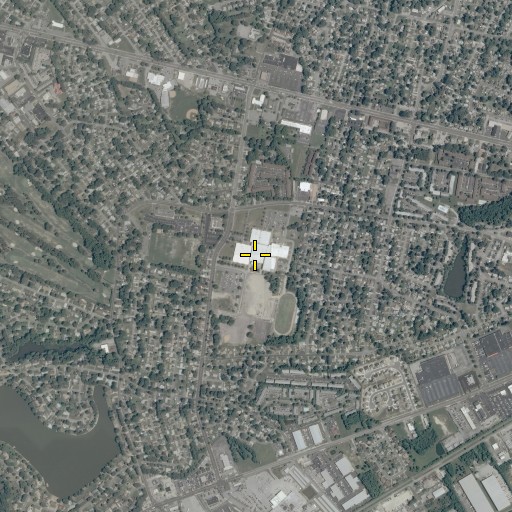 Aerial/Satellite Image of Manor High School, VA