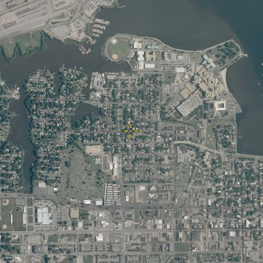 Aerial/Satellite Image of Park View Historic District, VA
