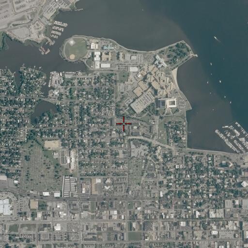 Aerial/Satellite Image of Portsmouth General Hospital, VA