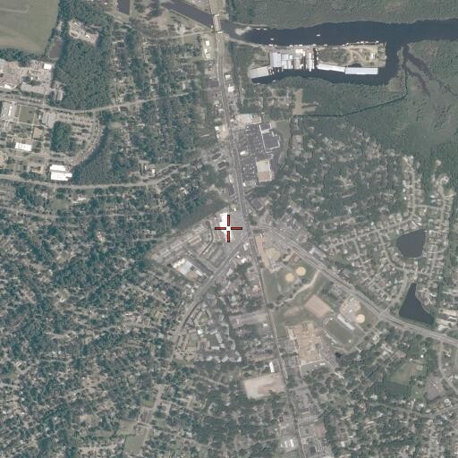 Aerial/Satellite Image of Wilson Village Shopping Center, VA