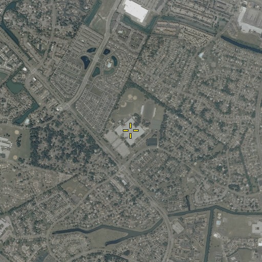 Aerial/Satellite Image of Green Run High School, VA