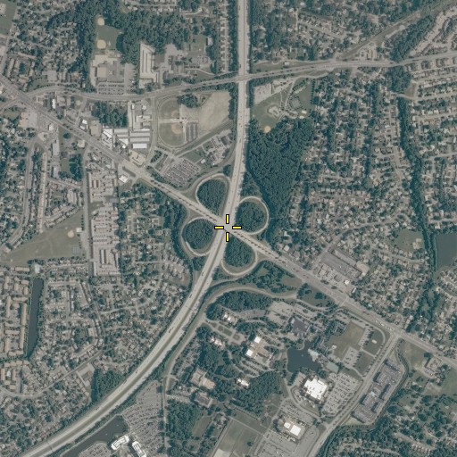Aerial/Satellite Image of Interchange 286, VA