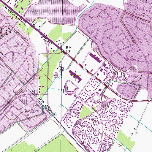 Topographic Map of Timberlake Shopping Center, VA
