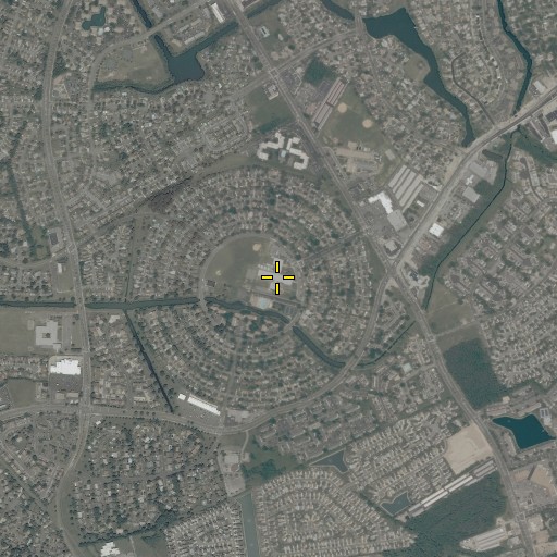 Aerial/Satellite Image of Green Run Elementary School, VA
