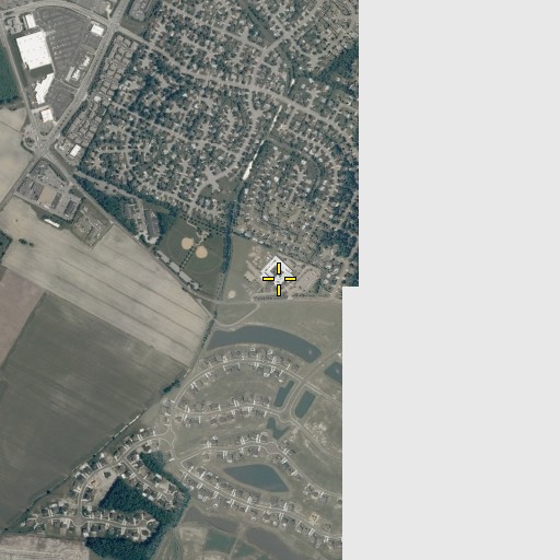 Aerial/Satellite Image of Red Mill Elementary School, VA