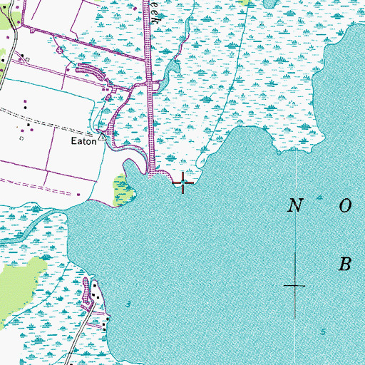 Topographic Map of West Big Bend Point, VA
