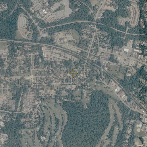 Aerial/Satellite Image of Jones Family Cemetery, VA
