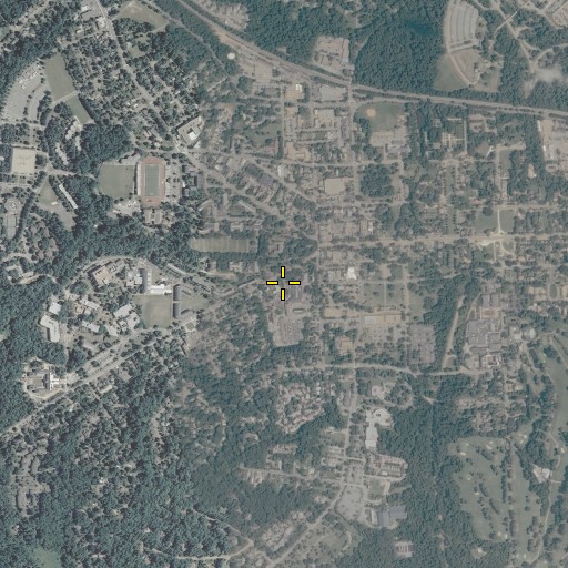 Aerial/Satellite Image of Taliaferro Hall, VA