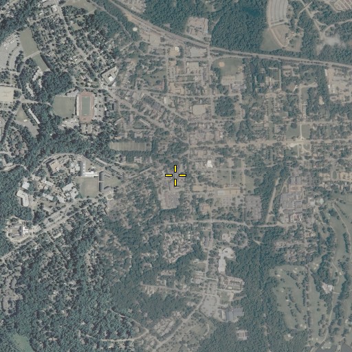 Aerial/Satellite Image of Trinkle Hall, VA
