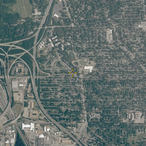 Aerial/Satellite Image of Hermitage Road Church of Christ, VA
