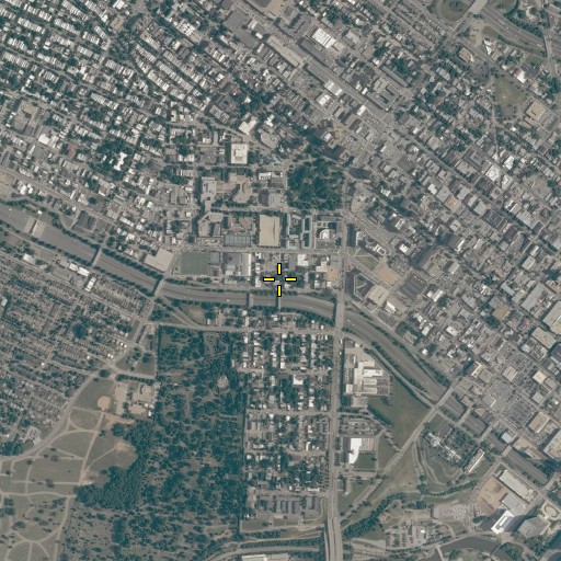 Aerial/Satellite Image of Monroe Park Historic District, VA