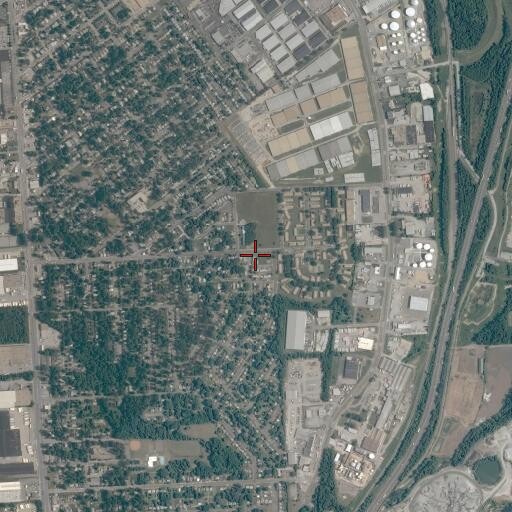 Aerial/Satellite Image of Faith, Hope and Charity Apostolic Church, VA