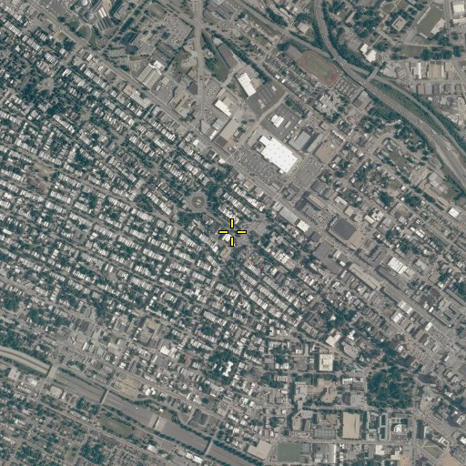 Aerial/Satellite Image of First English Lutheran Church, VA