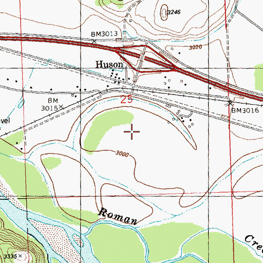 Topographic Map of Stovepipe (historical), MT