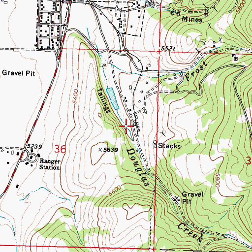 Topographic Map of Clark (historical), MT
