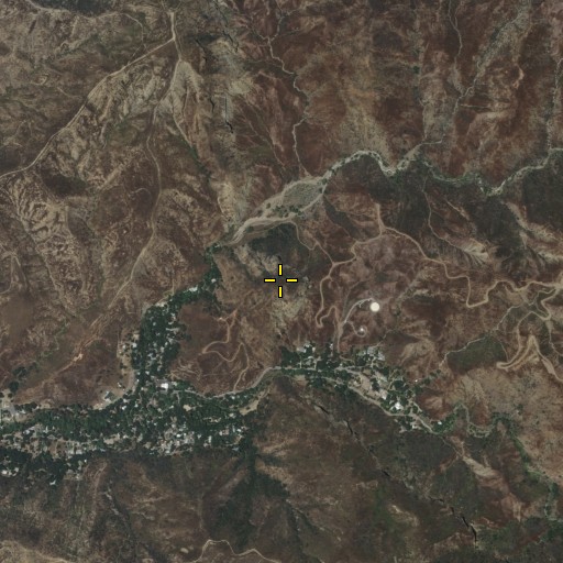 Aerial/Satellite Image of Flores Peak, CA