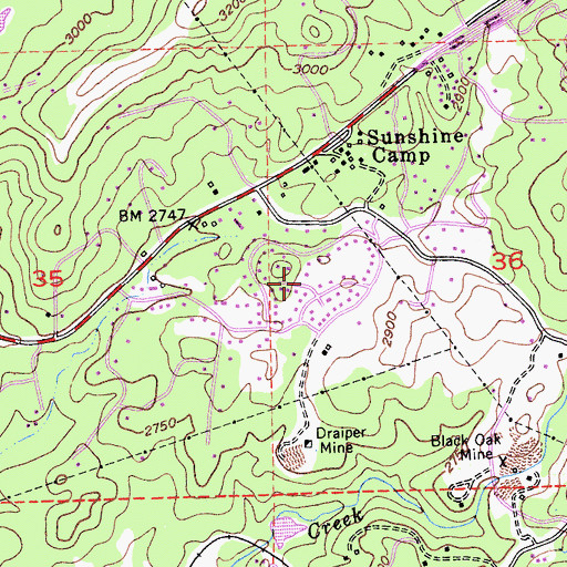 Topographic Map of Rancho Poquitos, CA