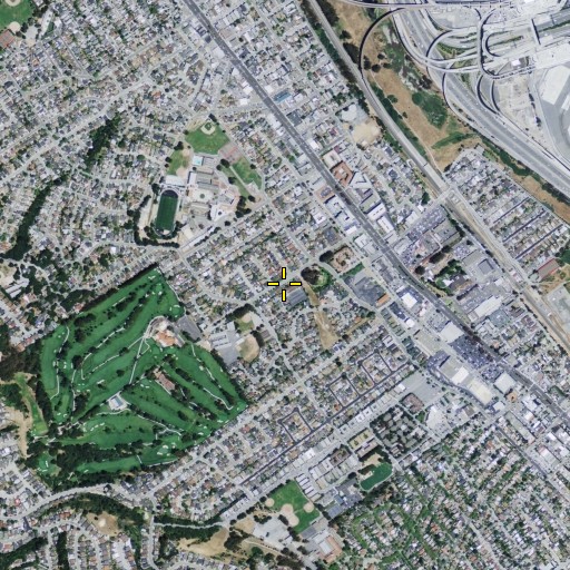 Aerial/Satellite Image of The Church of Jesus Christ of Latter Day Saints, CA