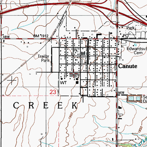 Canute High School, OK