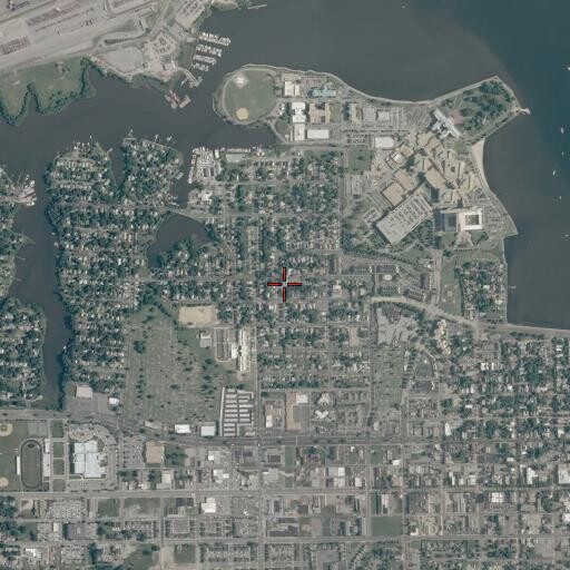 Aerial/Satellite Image of First Congregational Church, VA