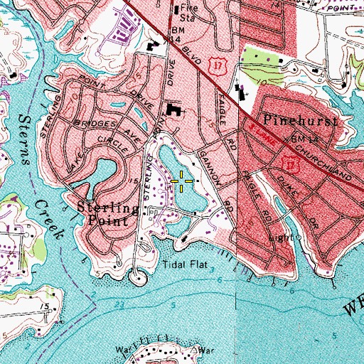Topographic Map of Lake Jean, VA