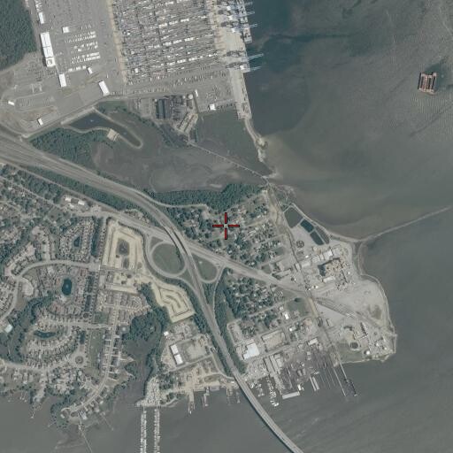 Aerial/Satellite Image of Liberty New Testament Church, VA