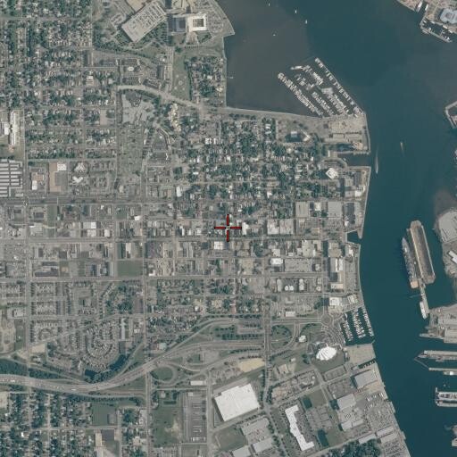 Aerial/Satellite Image of Monumental United Methodist Church, VA