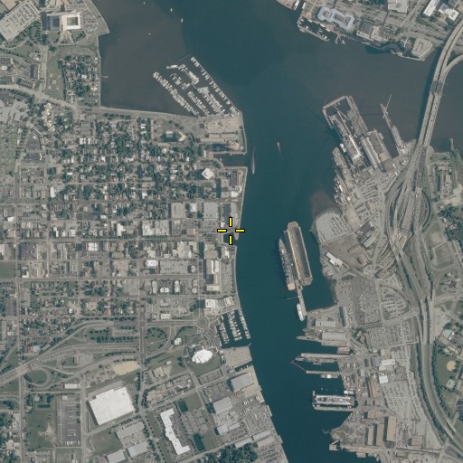 Aerial/Satellite Image of Naval Shipyard Museum, VA