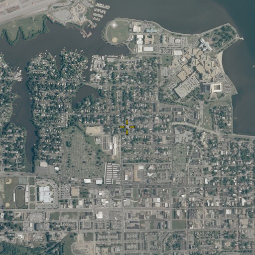 Aerial/Satellite Image of Park View Methodist Episcopal Church, VA