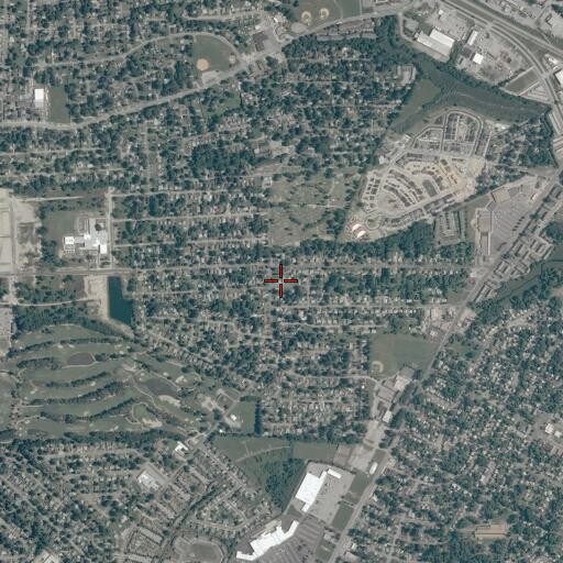 Aerial/Satellite Image of Portsmouth Church of the Nazarene, VA