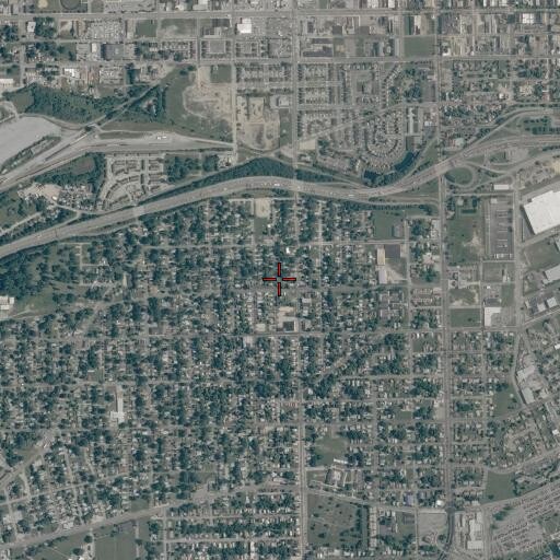Aerial/Satellite Image of Saint James Church of God in Christ, VA