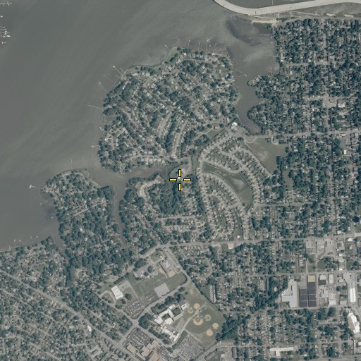 Aerial/Satellite Image of Surry Street Baptist Church, VA
